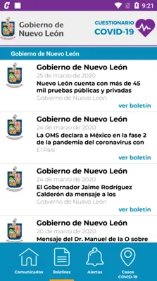 Gobierno de Nuevo León android App screenshot 2